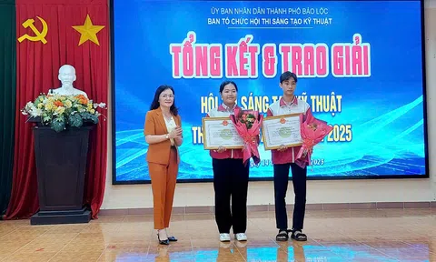 Lâm Đồng: TP Bảo Lộc tổng kết và trao giải Hội thi sáng tạo kỹ thuật thành phố năm 2025