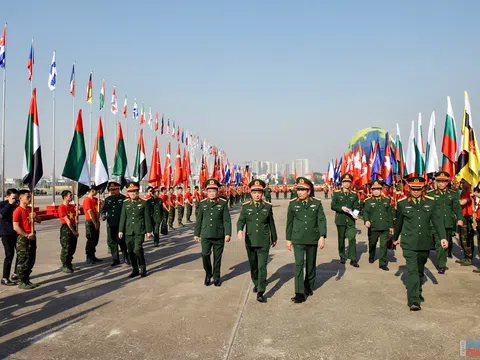 Đại tướng Phan Văn Giang kiểm tra công tác chuẩn bị Triển lãm Quốc phòng quốc tế Việt Nam 2024
