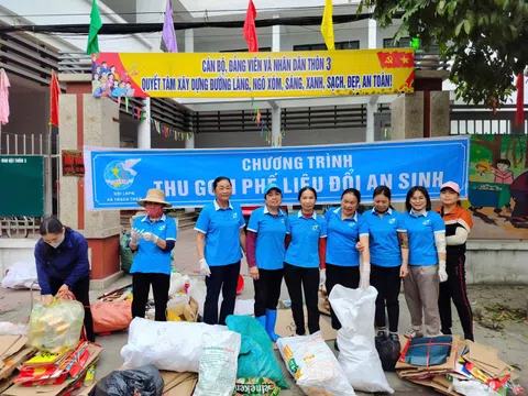 Hà Nội: Hội LHPN xã Thạch Thán triển khai mô hình "Thu gom phế liệu, đổi an sinh"