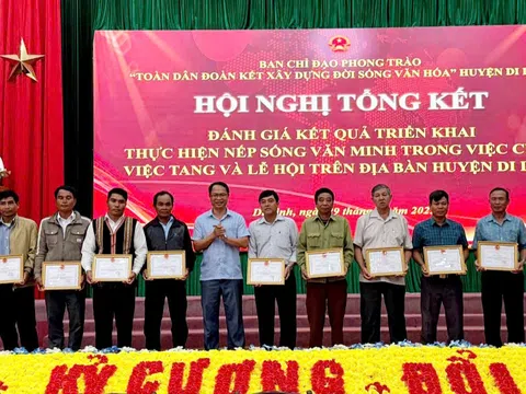 Lâm Đồng: Di Linh đánh giá kết quả triển khai thực hiện nếp sống văn minh trong việc cưới, việc tang và lễ hội