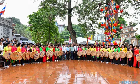 PHOTO: Thi thổi cơm trong lễ hội làng Chuông (xã Phương Trung, huyện Thanh Oai, Hà Nội)
