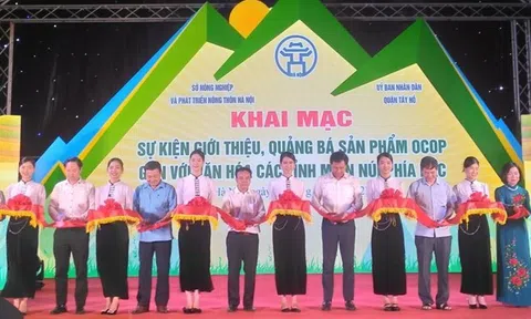 Khai mạc sự kiện Quảng bá sản phẩm OCOP gắn với văn hoá các tỉnh miền núi phía Bắc