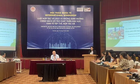 Hội thảo quốc tế giới thiệu về luật HTX năm 2023 và những định hướng chính sách hỗ trợ phát triển khu vực kinh tế tập thể, HTX