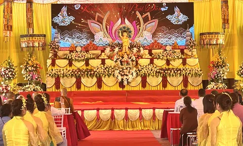 Mê Linh - Hà Nội: Long trọng tổ chức lễ kính mừng Phật đản năm 2023 tại chùa Đại Bi
