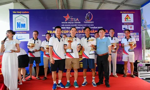 Giải Tennis TBA tranh cúp Nhà đất Nhân Mười mở rộng lần thứ II và những pha bóng đẹp mắt